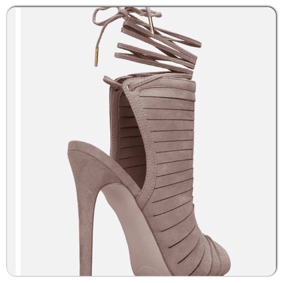 NWT Heeled sandal taupe - Picture 4 of 5